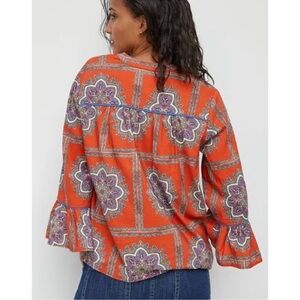 Anthropologie Porridge Verity Blouse SZ Med